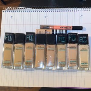 Free concealers! Matte poreless foundation bundle!